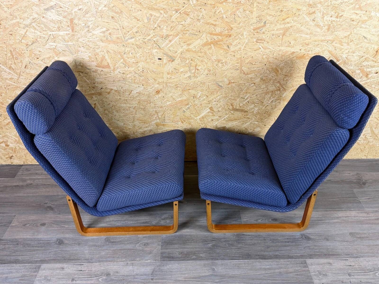 2x 1960s 1970s Teak Easy Chairs by Magnus Oelsen A/S Durup Denmark