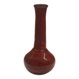Vase soliflore en céramique rouge