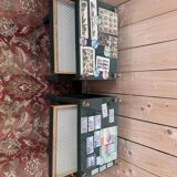 Paire de tables de chevets ou bouts de canapé 1970