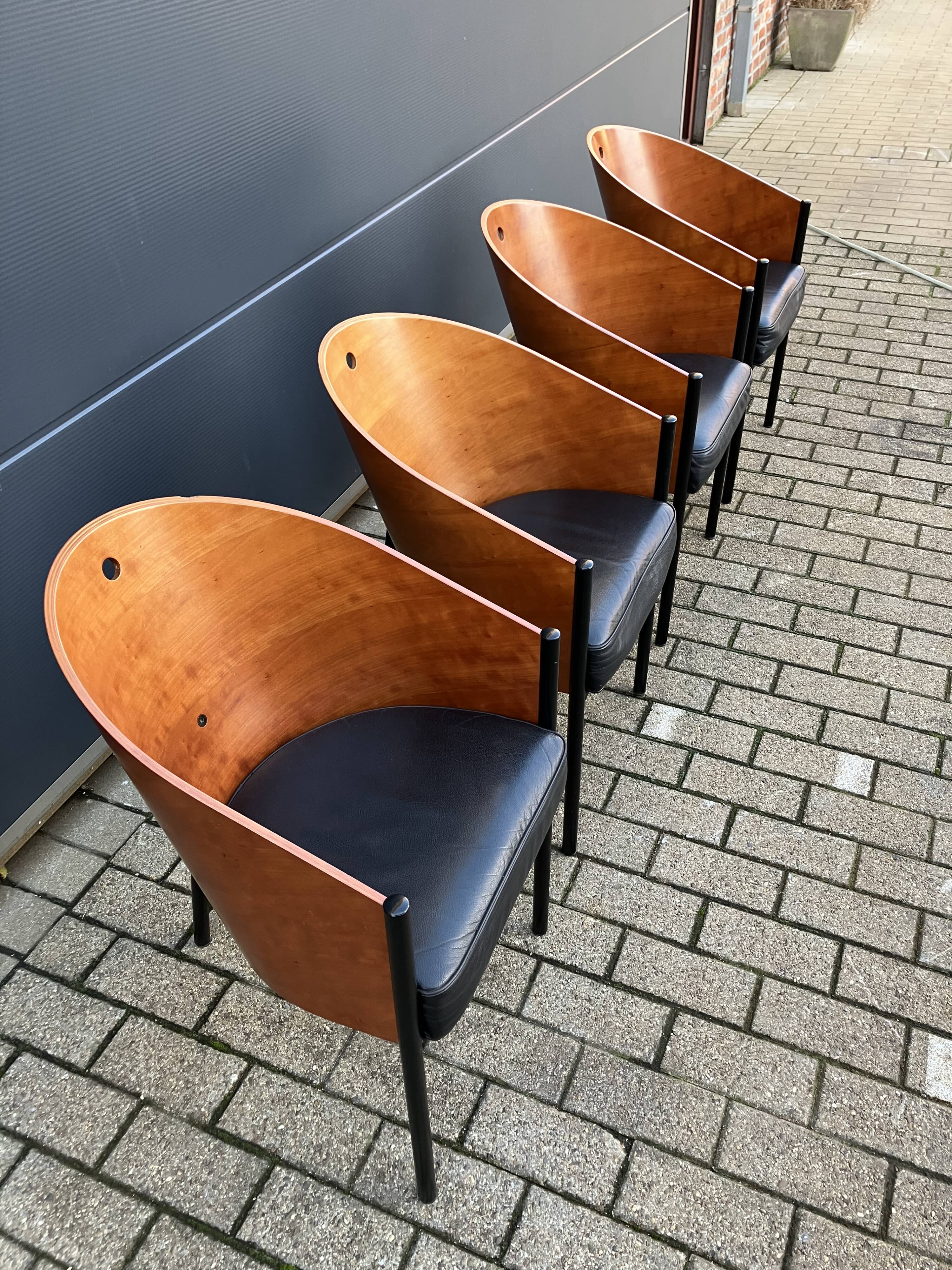 4x originaux chaises Costes Philippe Starck Aleph Driade