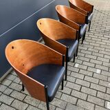 4x originaux chaises Costes Philippe Starck Aleph Driade