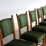 6 Danish Brutalist Dining Chairs