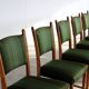 6 Danish Brutalist Dining Chairs