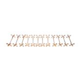 12 silver metal knife holder wmf