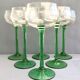 Set de 6 verres à vin d’Alsace en cristal ciselé