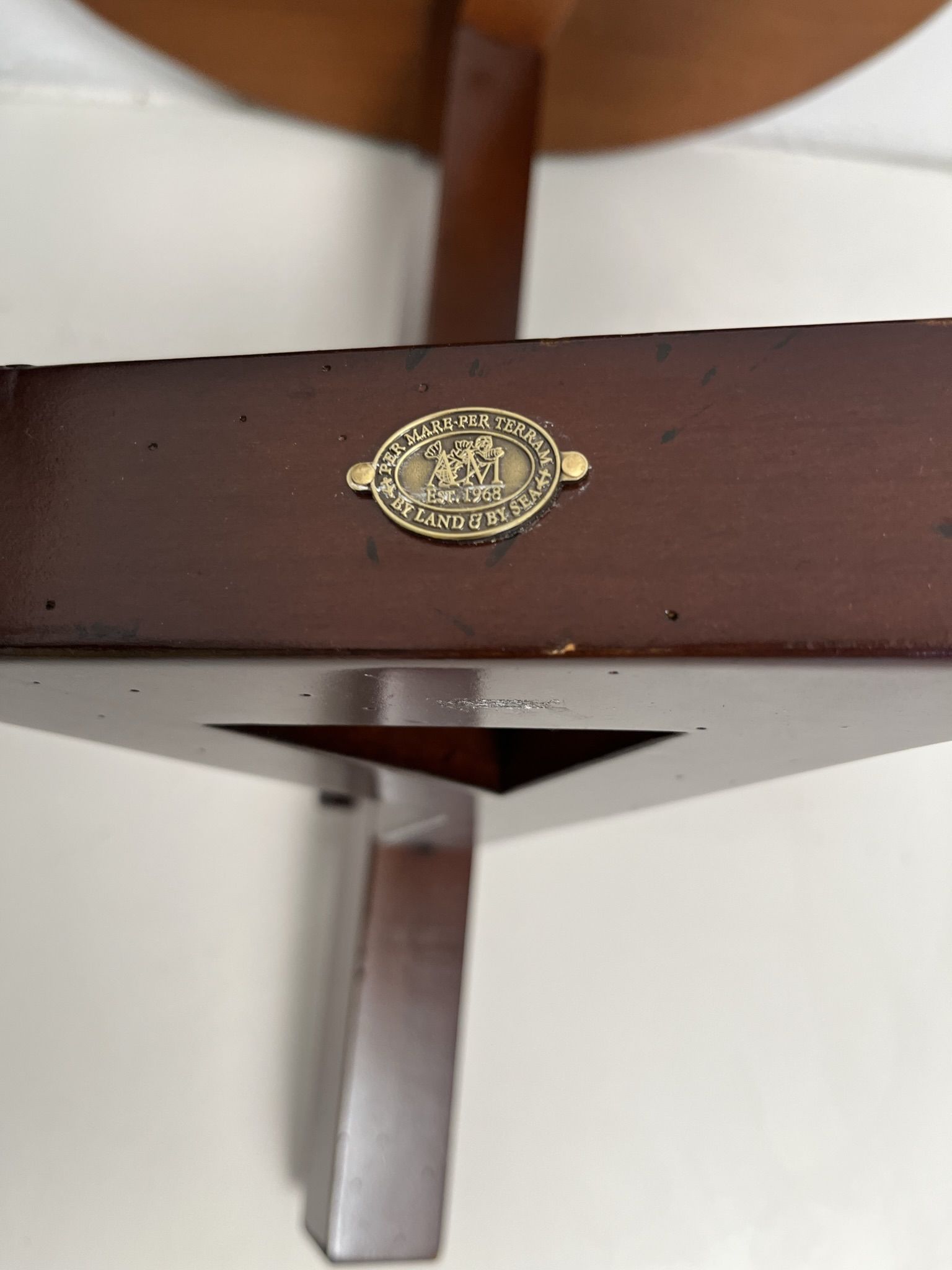 Tabouret vintage style marin