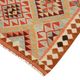 Turkish Handwoven Vintage Herki Kilim 111 cm x 350 cm