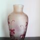 François Théodore Legras ovoid vase with floral decoration, Rubis Art Nouveau series.