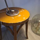 Old wooden bistro stool