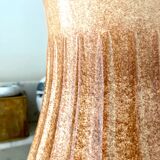 Brown glazed ceramic vase