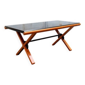 Nirone I Bagatti table by Gianfranco Frattini for Fantoni, 1980s