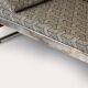 Restored Bauhaus Tubular Steel and Chrome Sofa, Czechoslovakia, 1940s