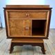 Bedside table in orm magnifying glass art deco 30s