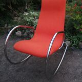 Rocking chair S 826, designed by U. Böhme, Thonet, 1970s