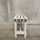 Weathered wooden bench