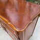Louis XV buffet in cherry wood and shiny marquetry with 2 doors and 2 drawers