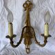 Pair of Louis XVI bronze sconces