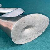 Matthew Hilton Zig Zag & Swan aluminium candle holders