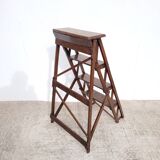Old small folding painter's stepladder ladder