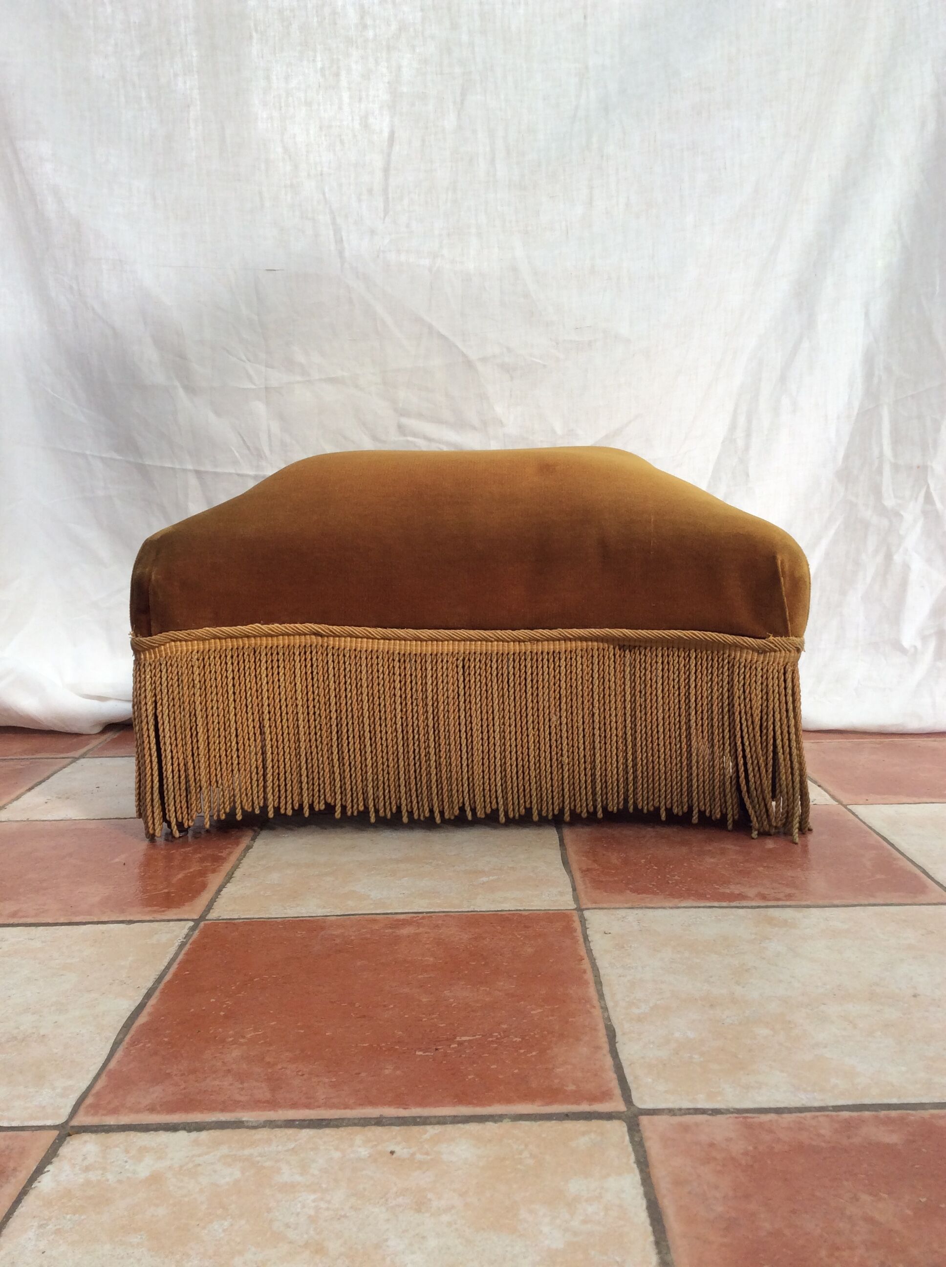 Square pouf Napoleon lll