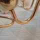 Vintage 1970s Franco Luce Murano Glass Ceiling Chandelier Made in Italy