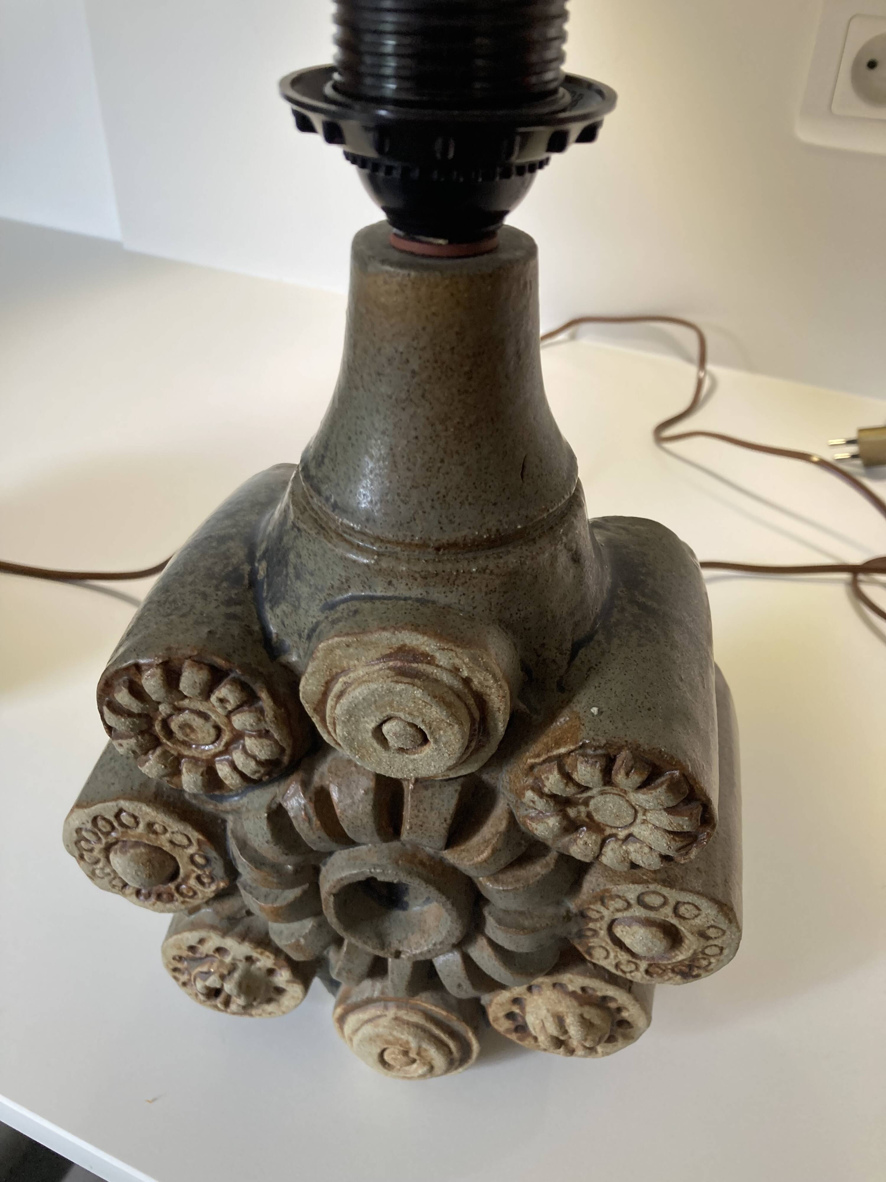 Pair of Bernard Rooke lamps, 1970