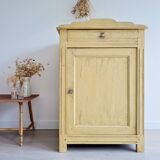 Antique Parisian sideboard in patinated ochre