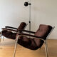 Lot of 2 vintage 1970s armchairs.