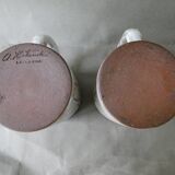 Set of 2 Kostanda ceramic mugs, 60s