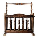 Porte-revue en bois ancien