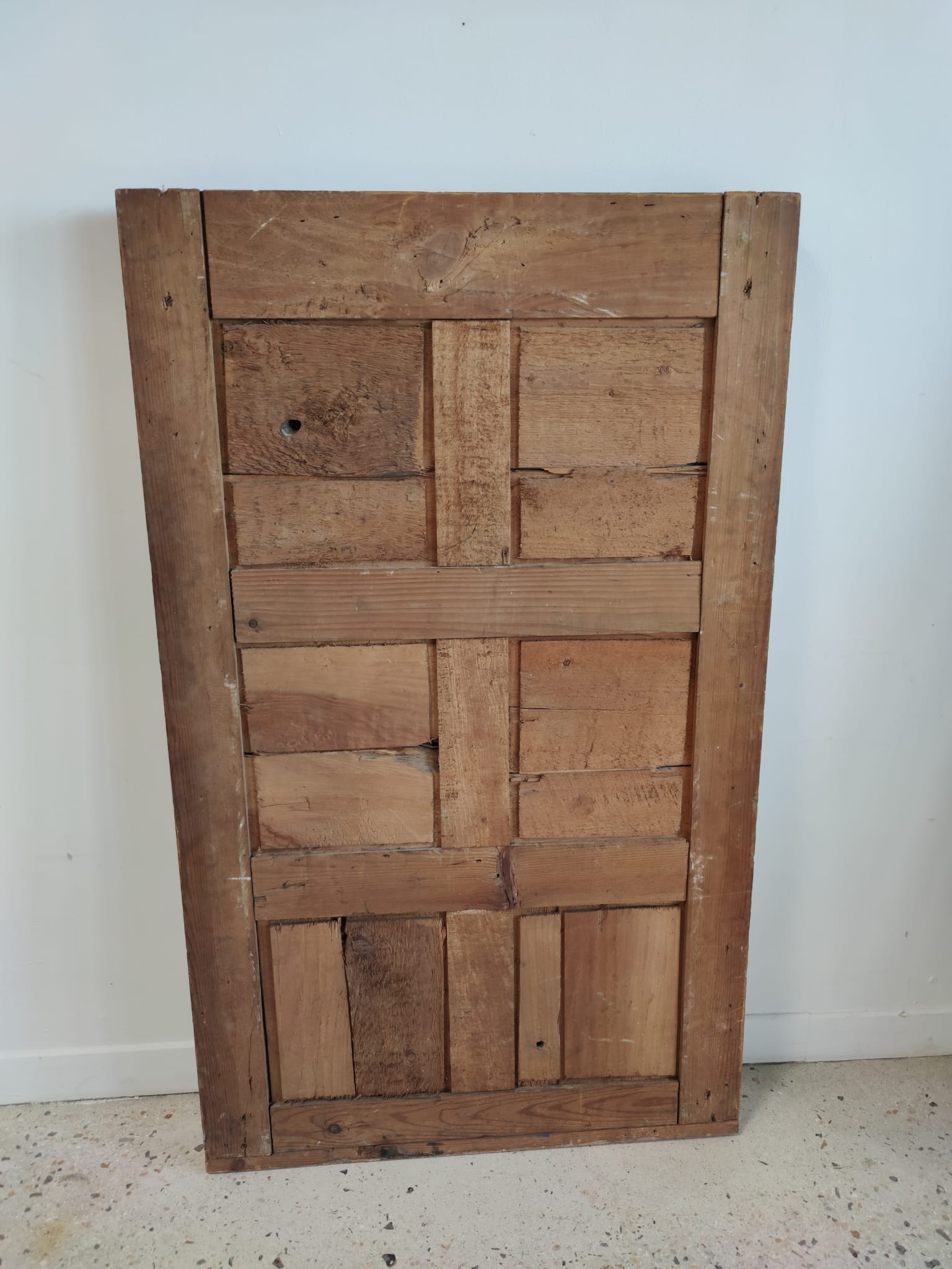 Rectangular golden mirror moldings plant motifs nineteenth H: 130cm