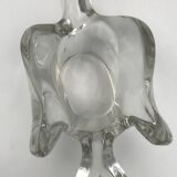 Bird-shaped paperweight, crystal swallow