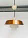 Lampe design en laiton du milieu du siècle, années 1960