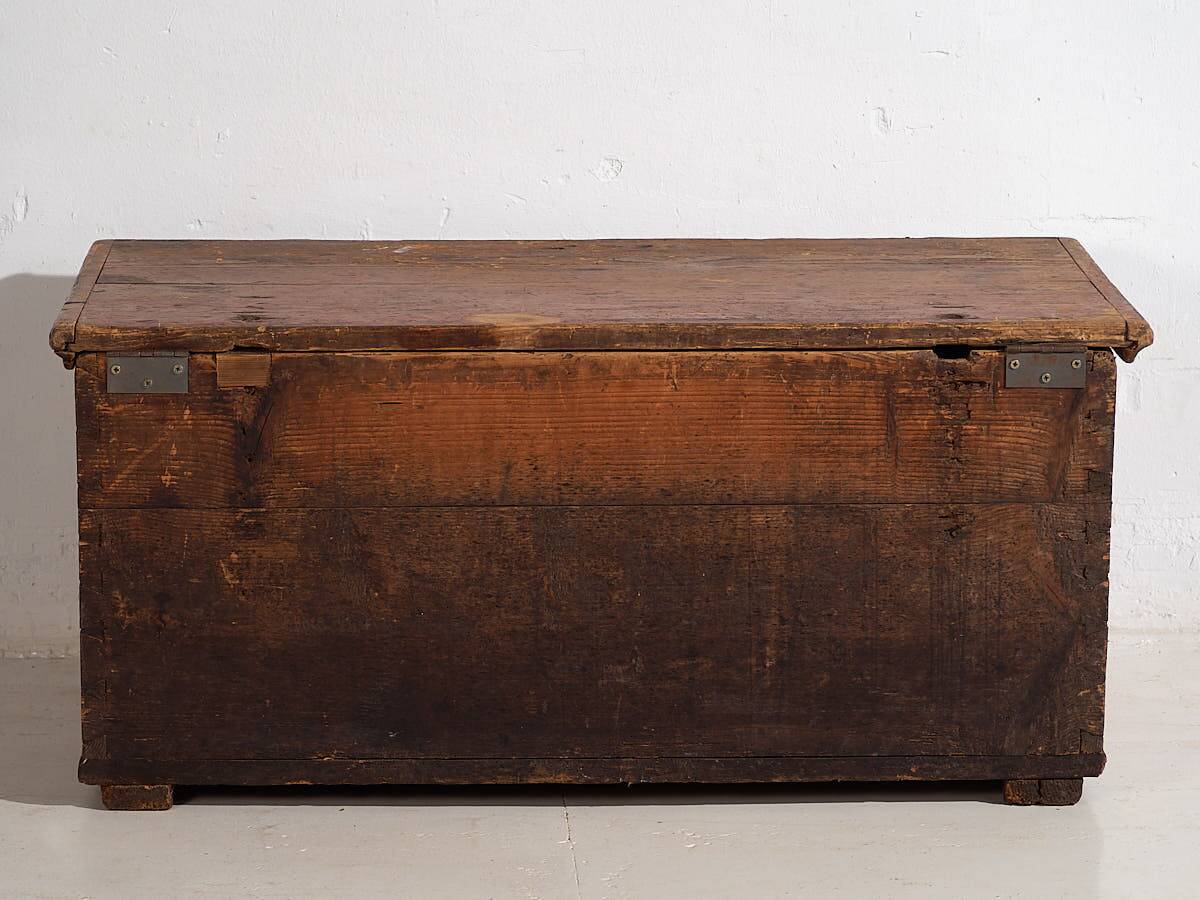 Antique solid wood trunk (circa 1913)