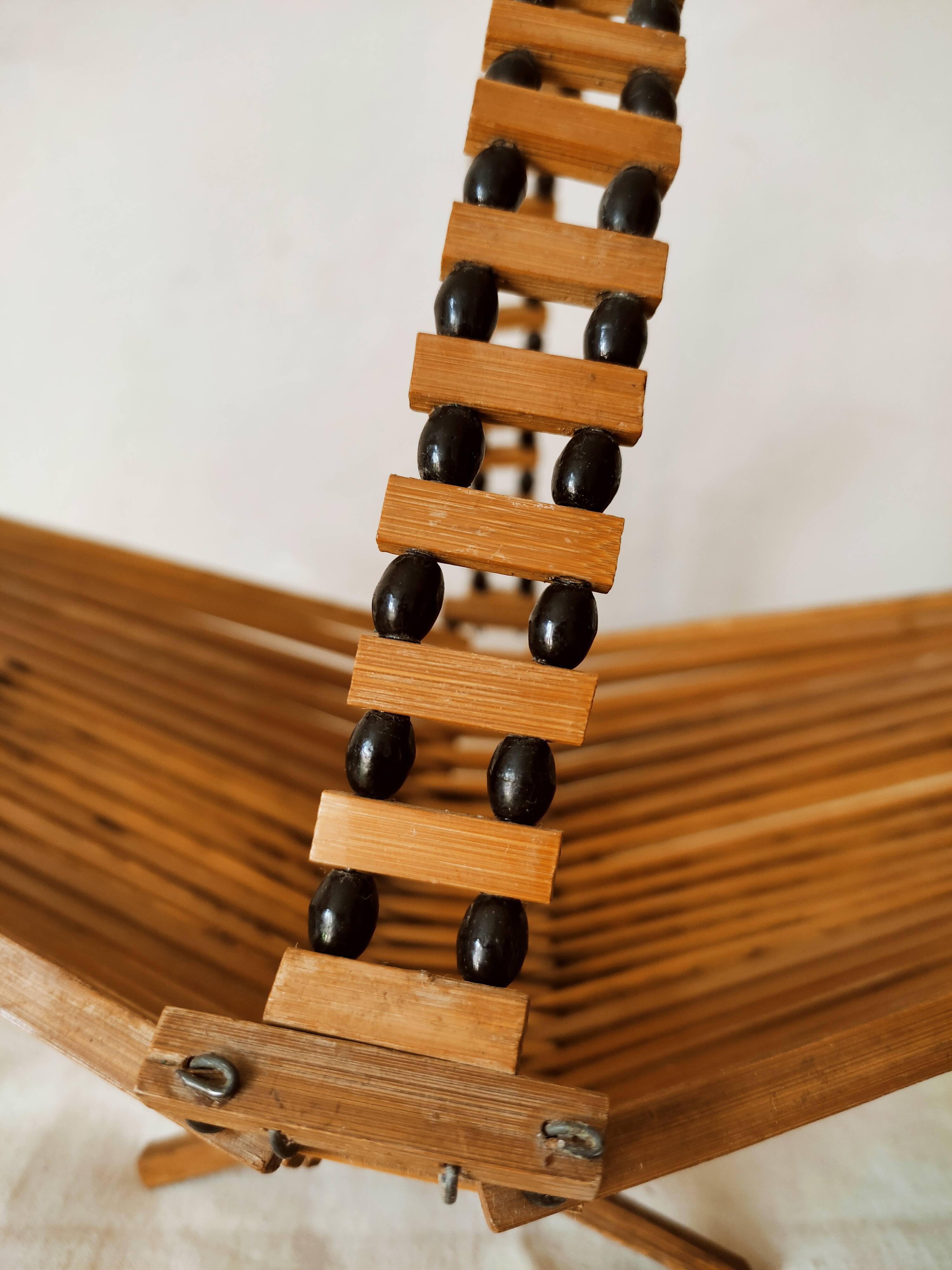 Corbeille à fruits scandinave en teck