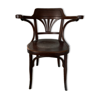 Armchair Jacques Joseph Kohn Vienne stamped and label