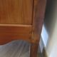 Rustic buffet Louis XV-Regency-jointed-massive wood-snail feet
