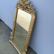 Napoleon III mirror with bird pediment 112 x 67