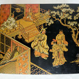 Chinese lacquer jewelry box