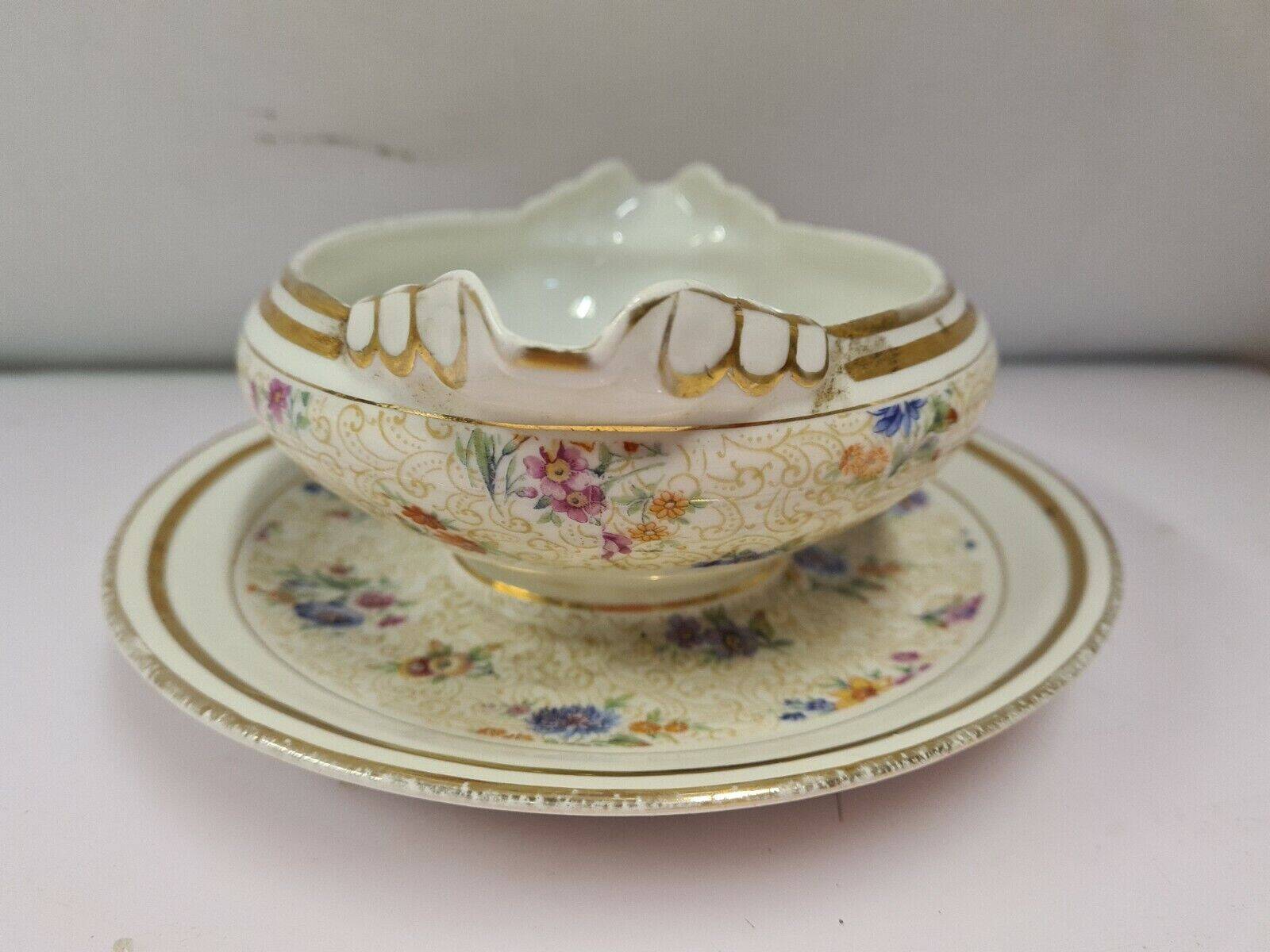 Limoges porcelain gravy boat