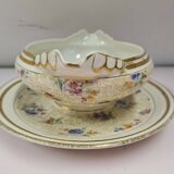 Limoges porcelain gravy boat