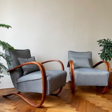 Pair of armchairs H269 by Halabala