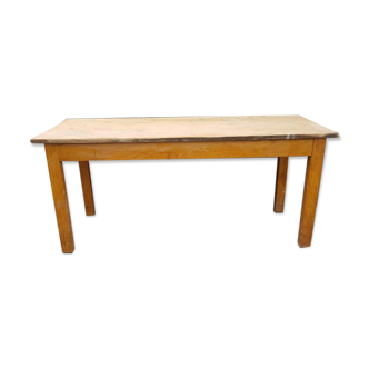 Solid wood dining table