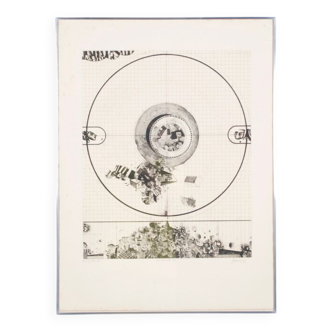 Impression éditée à 80 exemplaires 1972, bezdikian assadour "décor pour une vie"