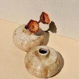 Set of two ceramic vases