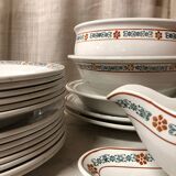 Complete dinner set by Saint-Amand