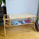 Vintage wicker rattan coffee table from the 1960s/70s (delivery possible)