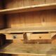 Large linen wardrobe in walnut and burl, Louis Philippe