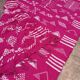 Handmade wool Berber rug – Bohemian pink Moroccan kilim