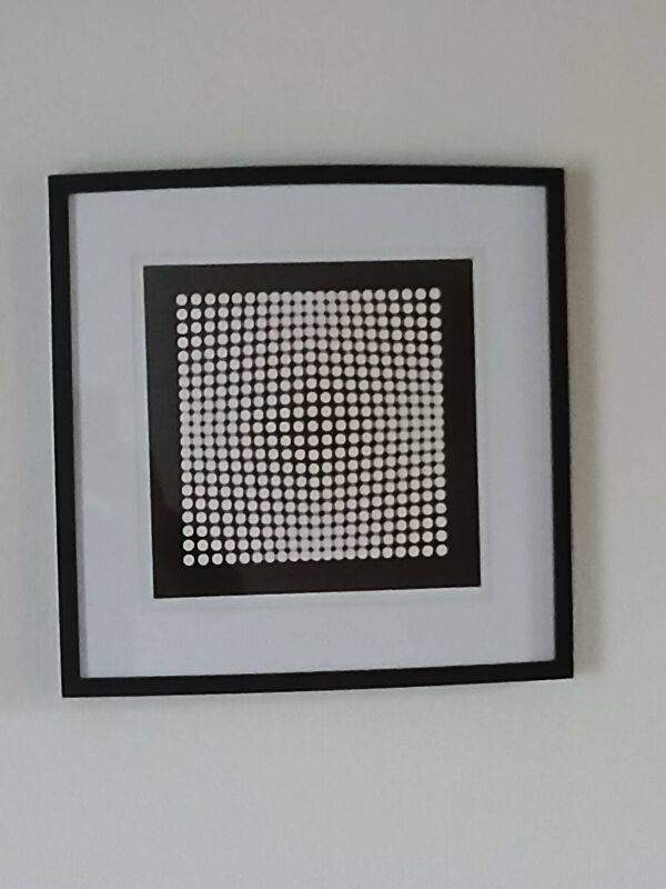 Sérigraphie cinétique ''Profonde'' d'après Victor Vasarely